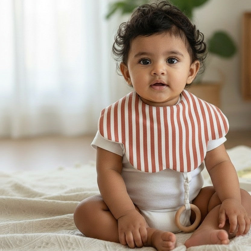 Rustic Stripe Bib
