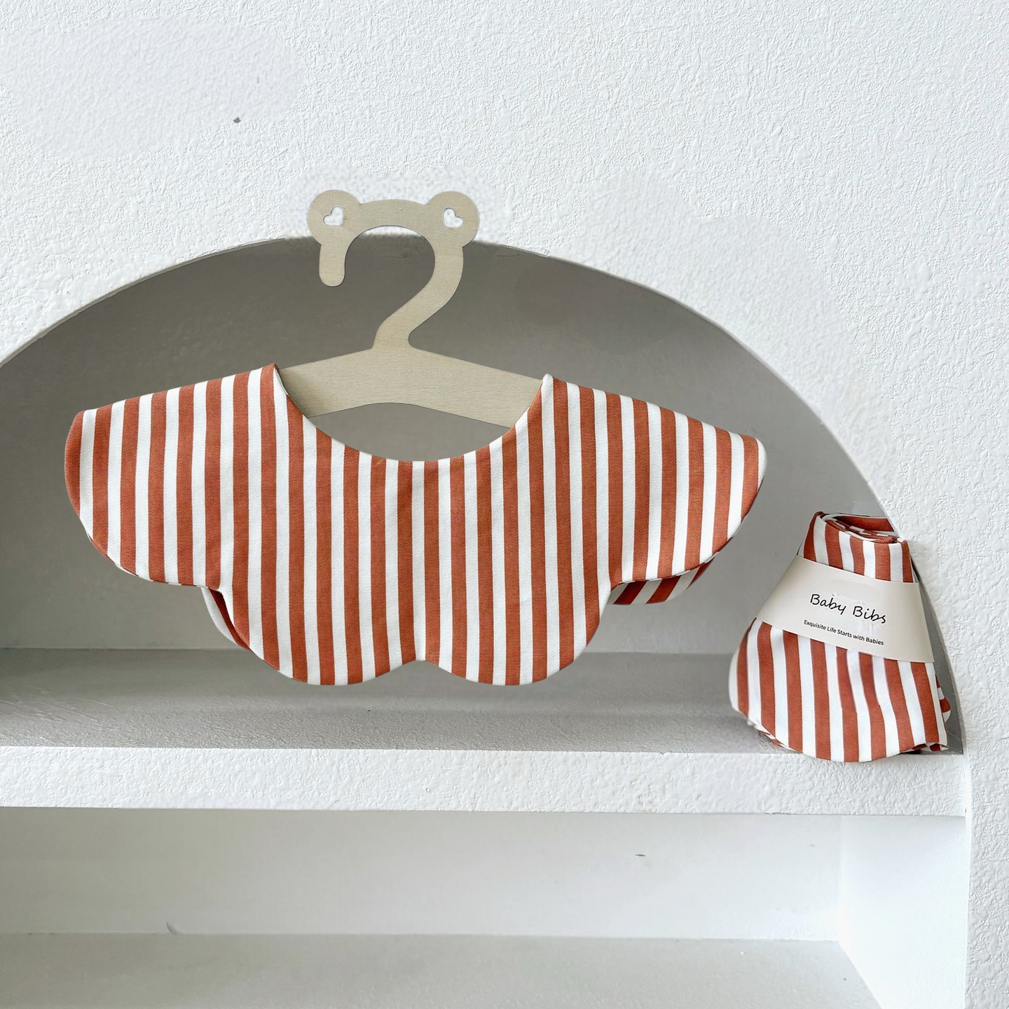 Rustic Stripe Bib