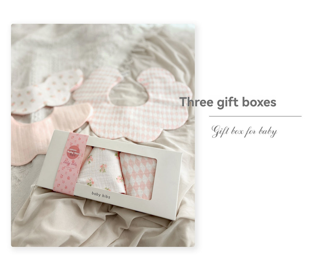 Blush Bunny Frill Bib Set Of 3