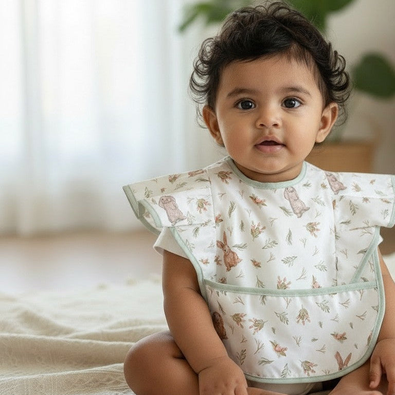Rainbow Garden Bib