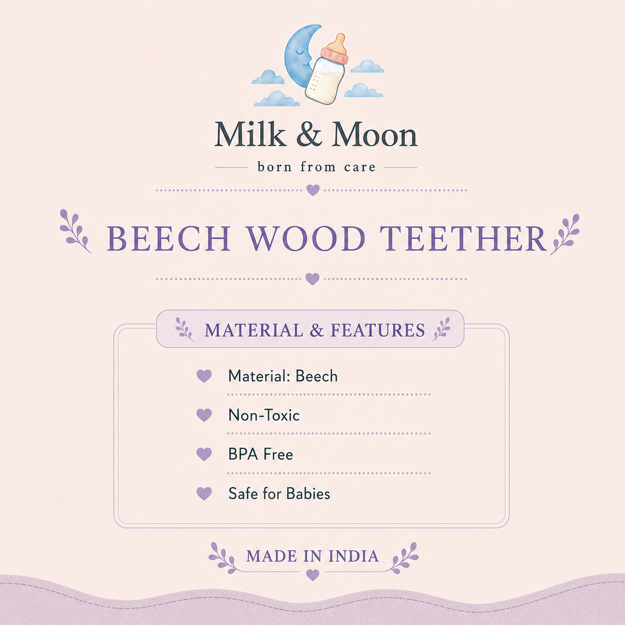 Wooden Bear Educational Toy