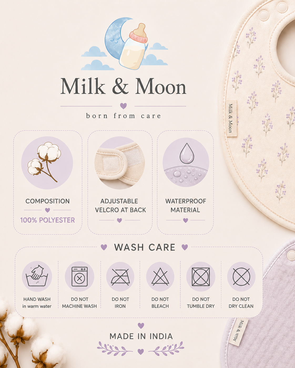 Soft Snaps Bib