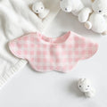 Peach Plaid Bib