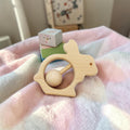 Wooden Rabbit Push Toy