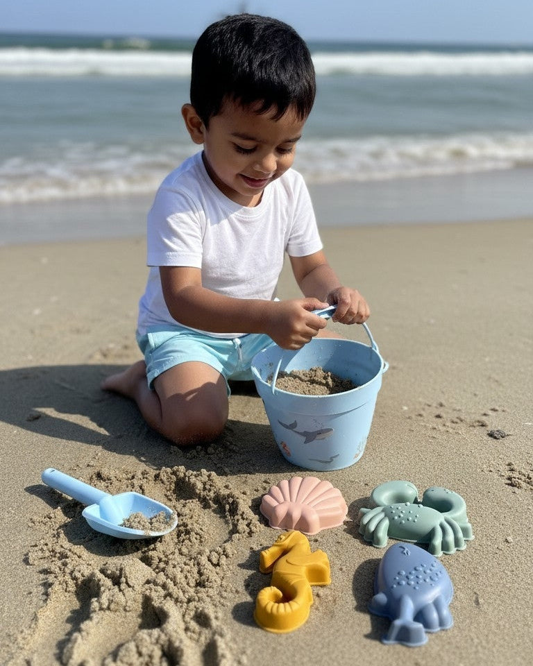 Silicone Beach Play Toy Set