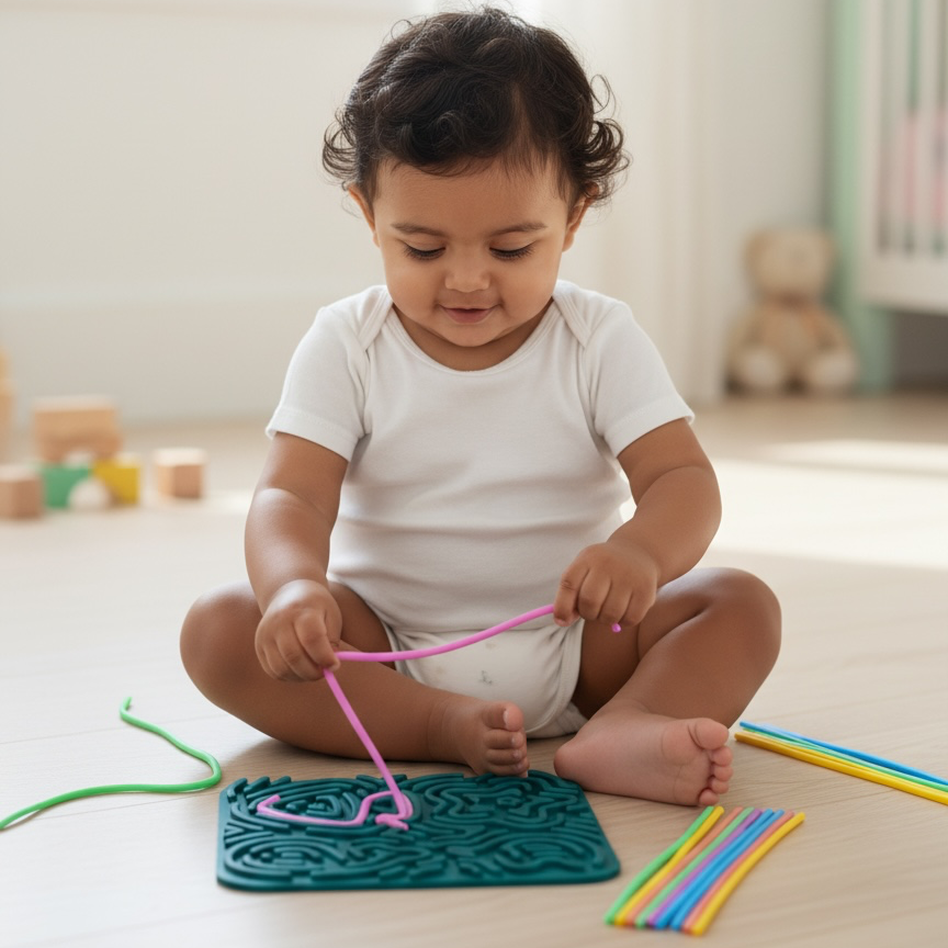 Montessori Busy Board for Toddlers