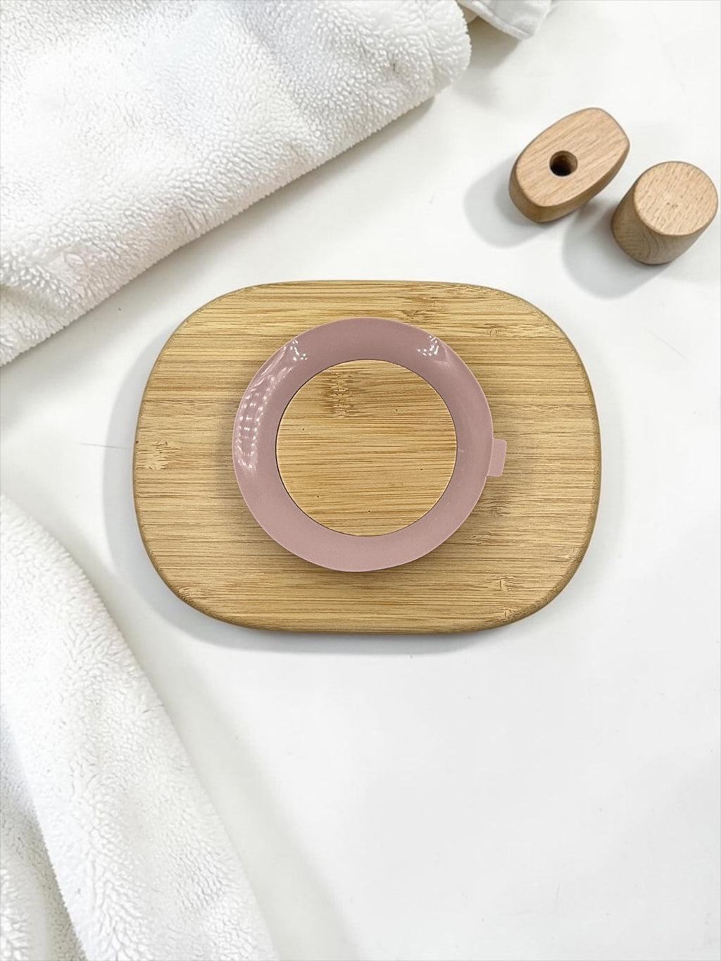 Bamboo Multi Partition Feeding Plate