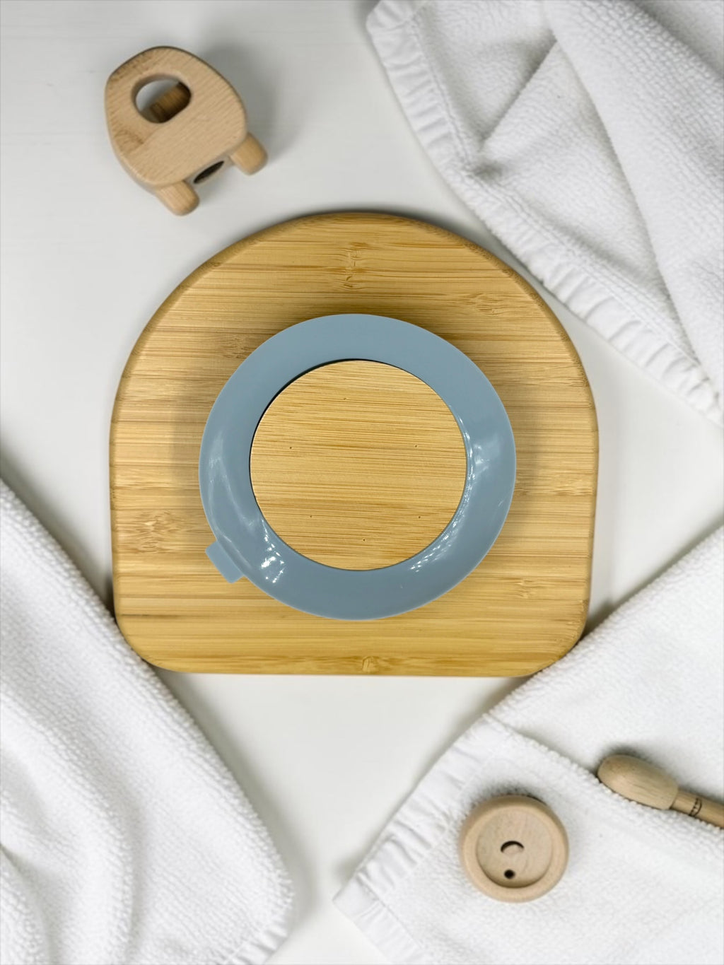 Bamboo Rainbow Feeding Plate