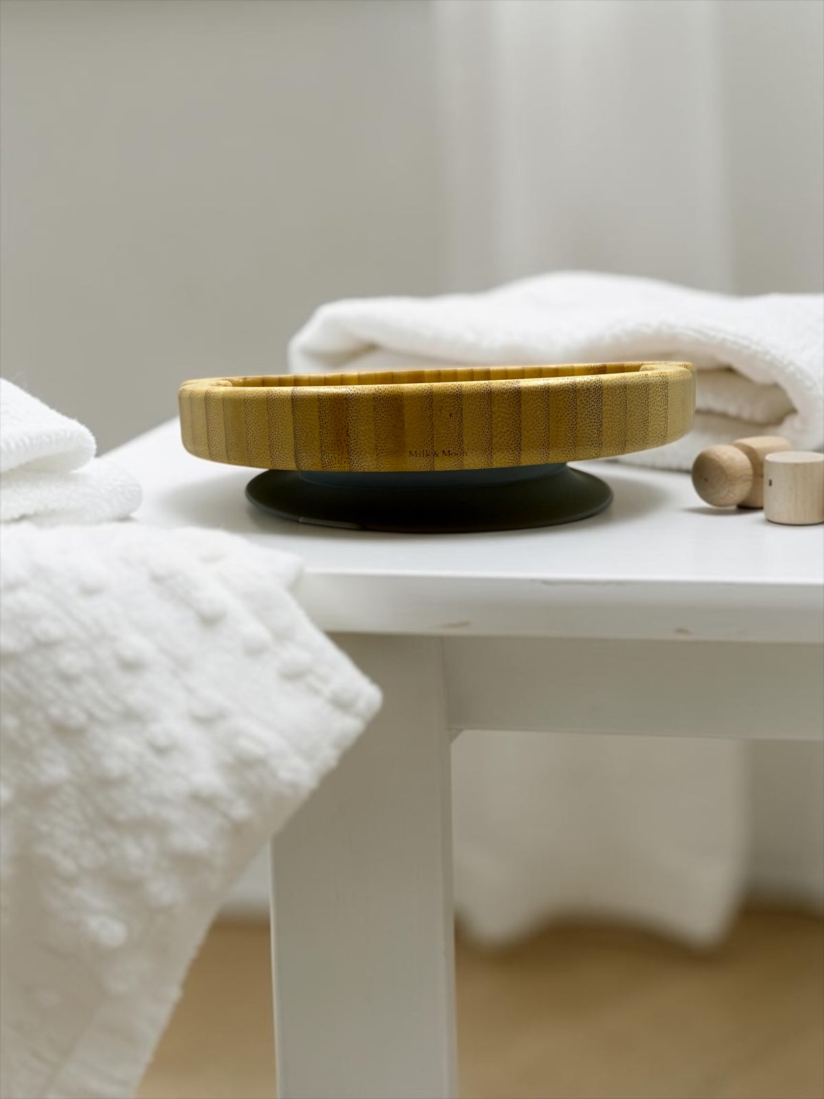 Bamboo Teddy Bear Feeding Plate