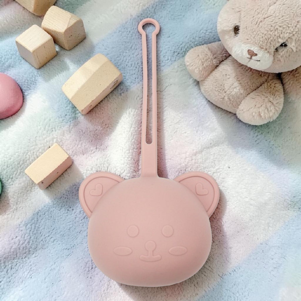 Baby Pacifier Storage Case - Baby Pink