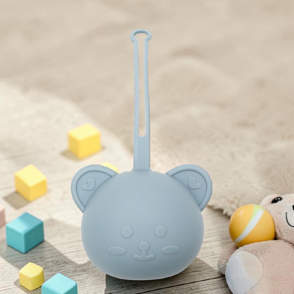 Baby Pacifier Storage Case - Dusty Blue