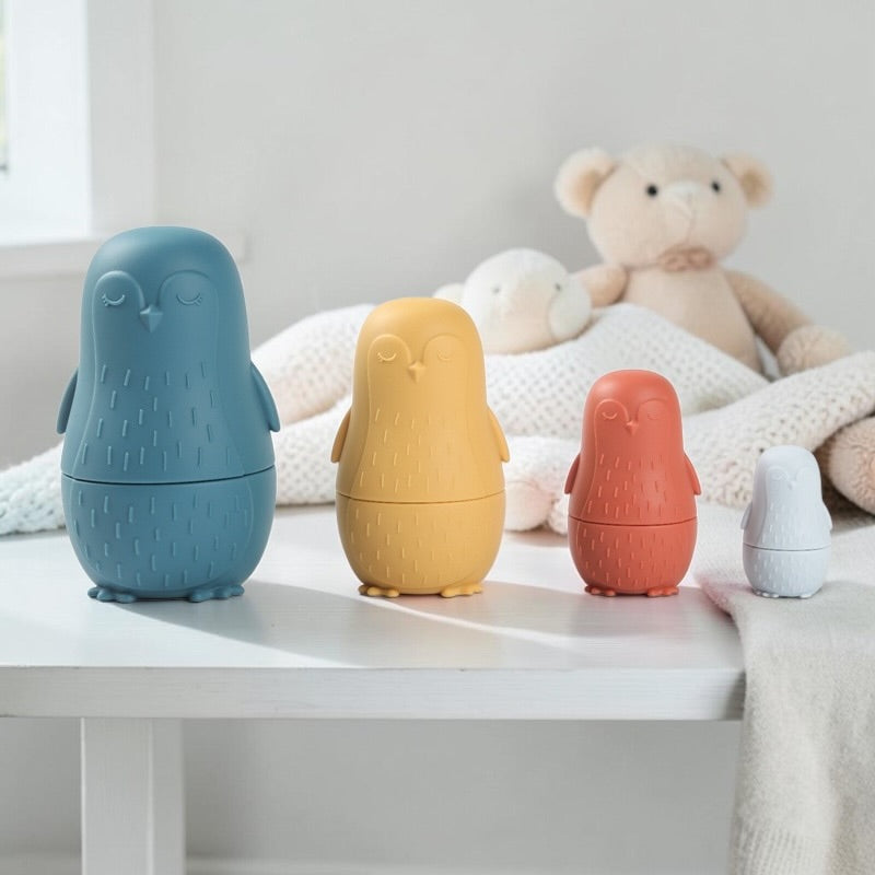 Russian Nesting Dolls Play Set - Blue Owl