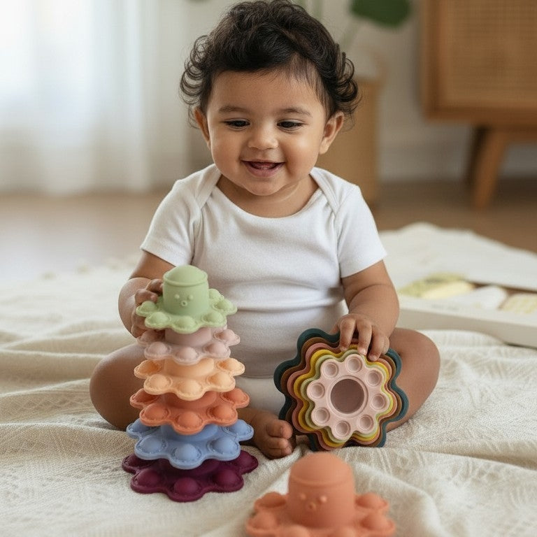 Octopus Stacking Educational Toy