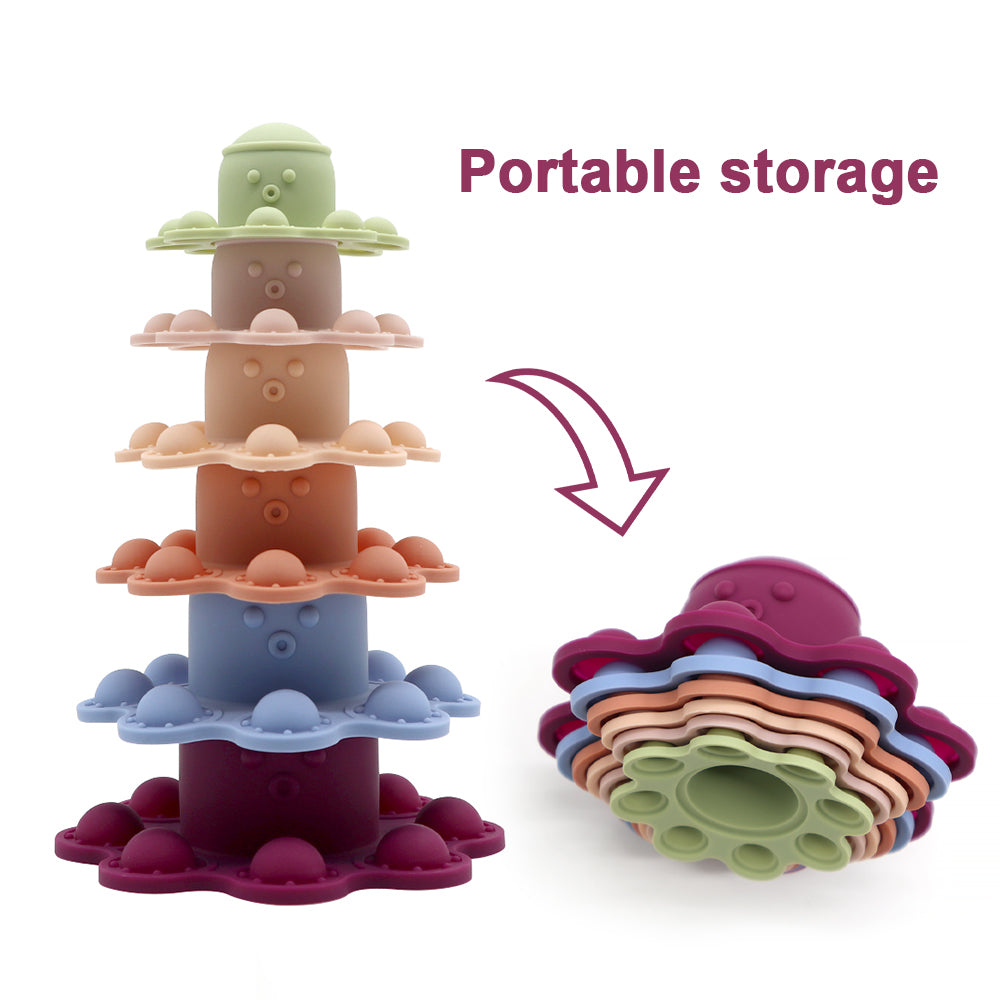 Octopus Stacking Educational Toy