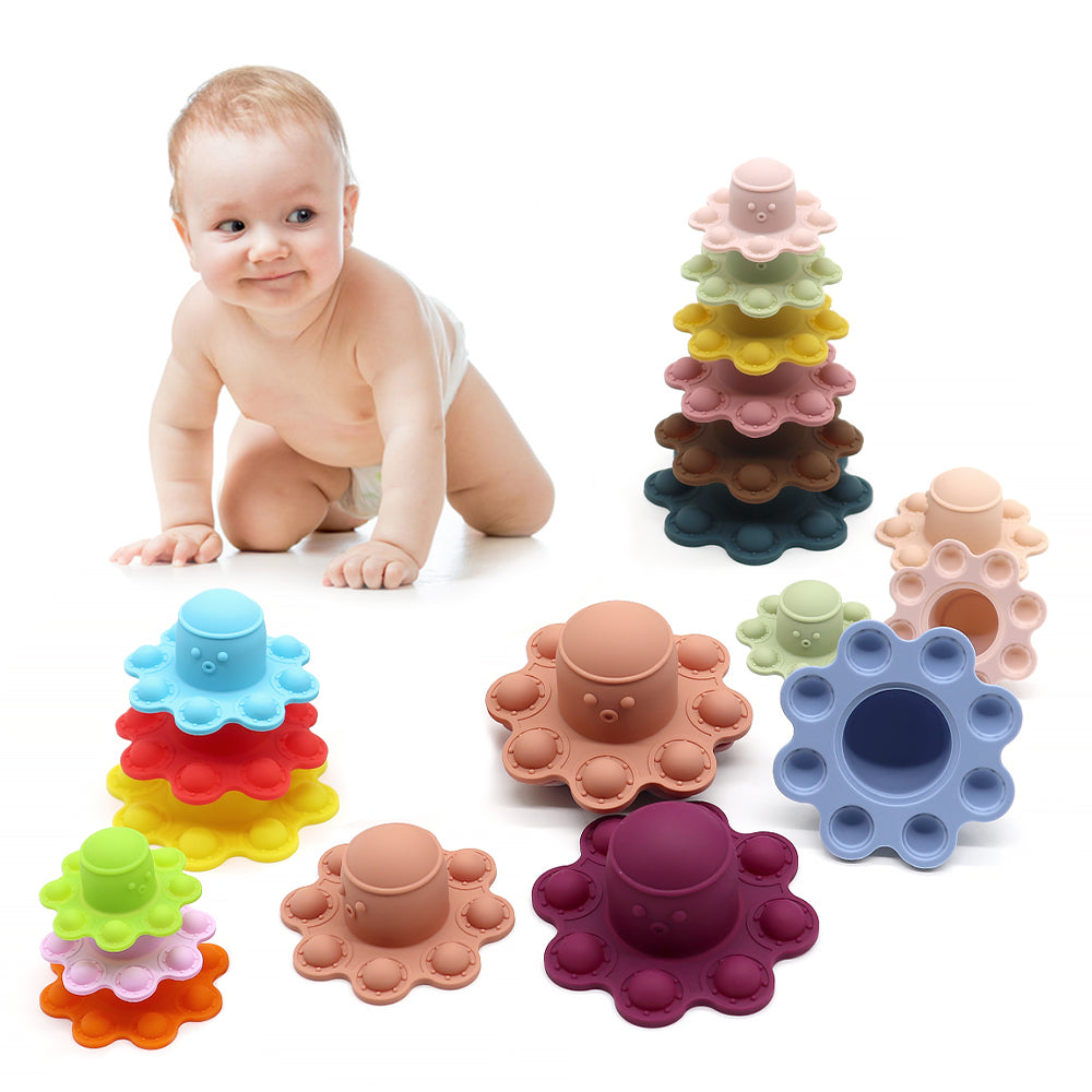 Octopus Stacking Educational Toy