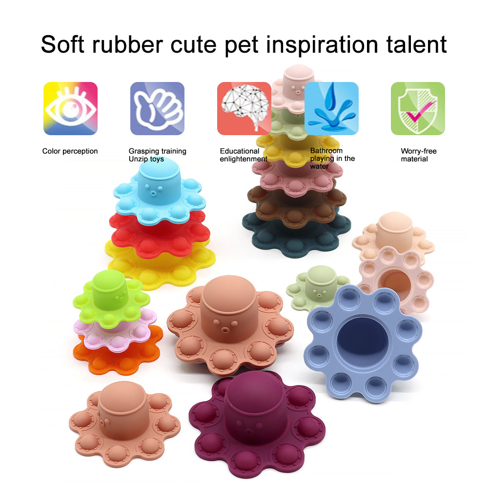Octopus Stacking Educational Toy