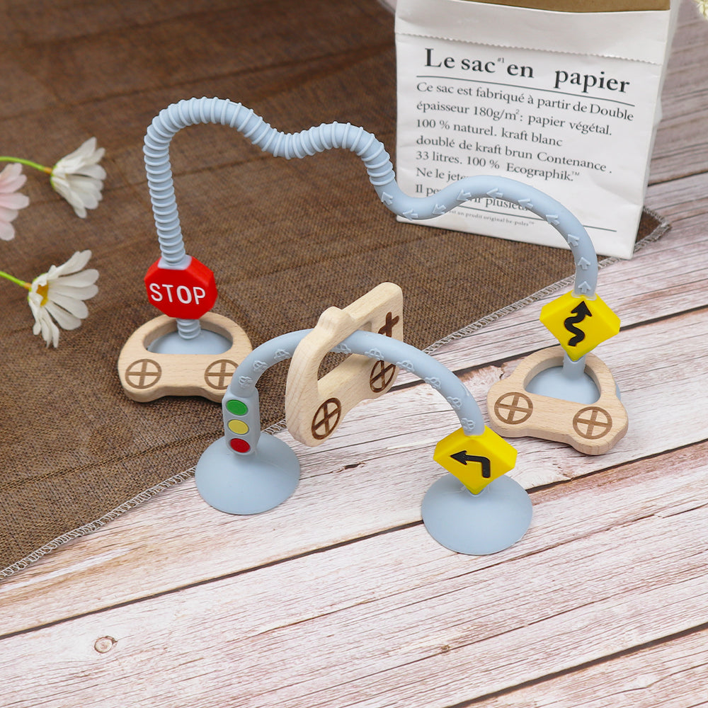 Wooden Traffic Puzzle Board Game