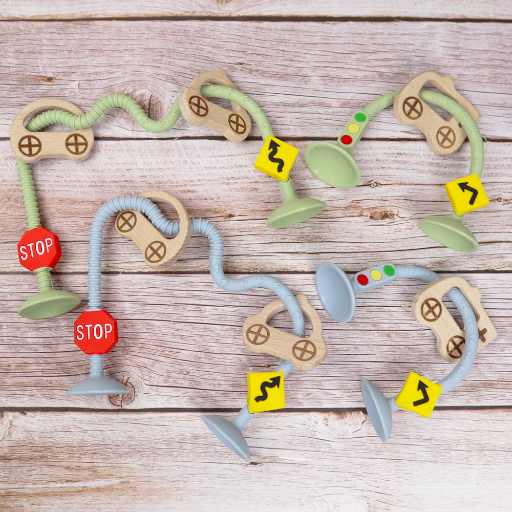 Wooden Traffic Puzzle Board Game