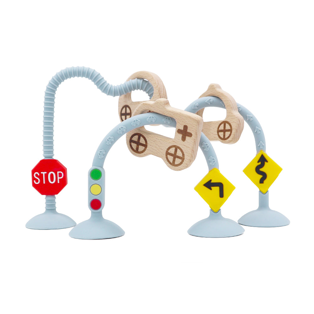 Wooden Traffic Puzzle Board Game