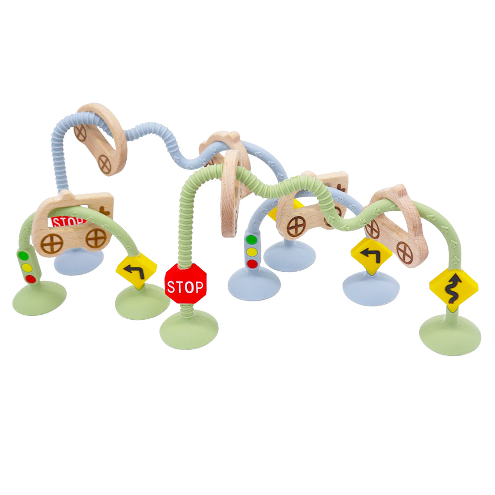 Wooden Traffic Puzzle Board Game