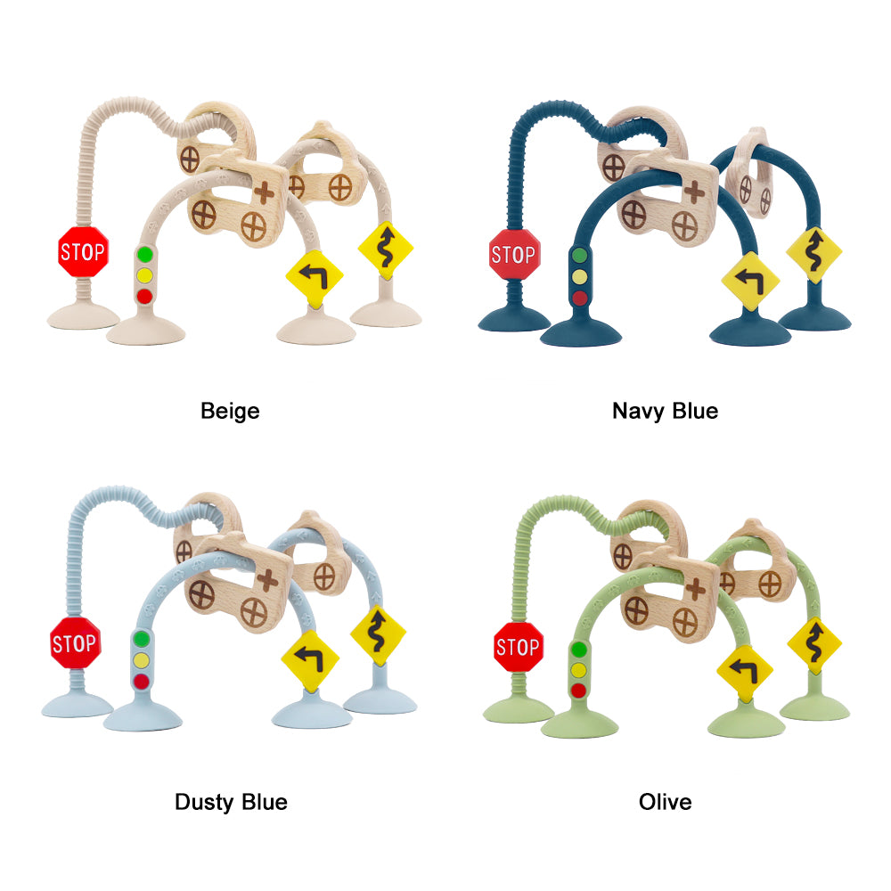 Wooden Traffic Puzzle Board Game