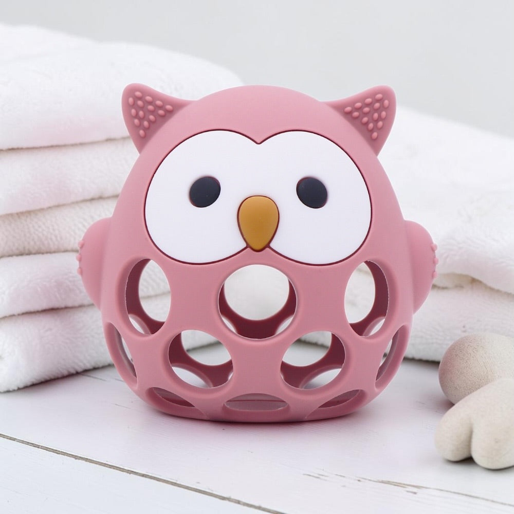 Silicone Baby Chew Toy - Pink