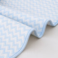 Moon Dry Diaper Changing Sheet - Baby Blue