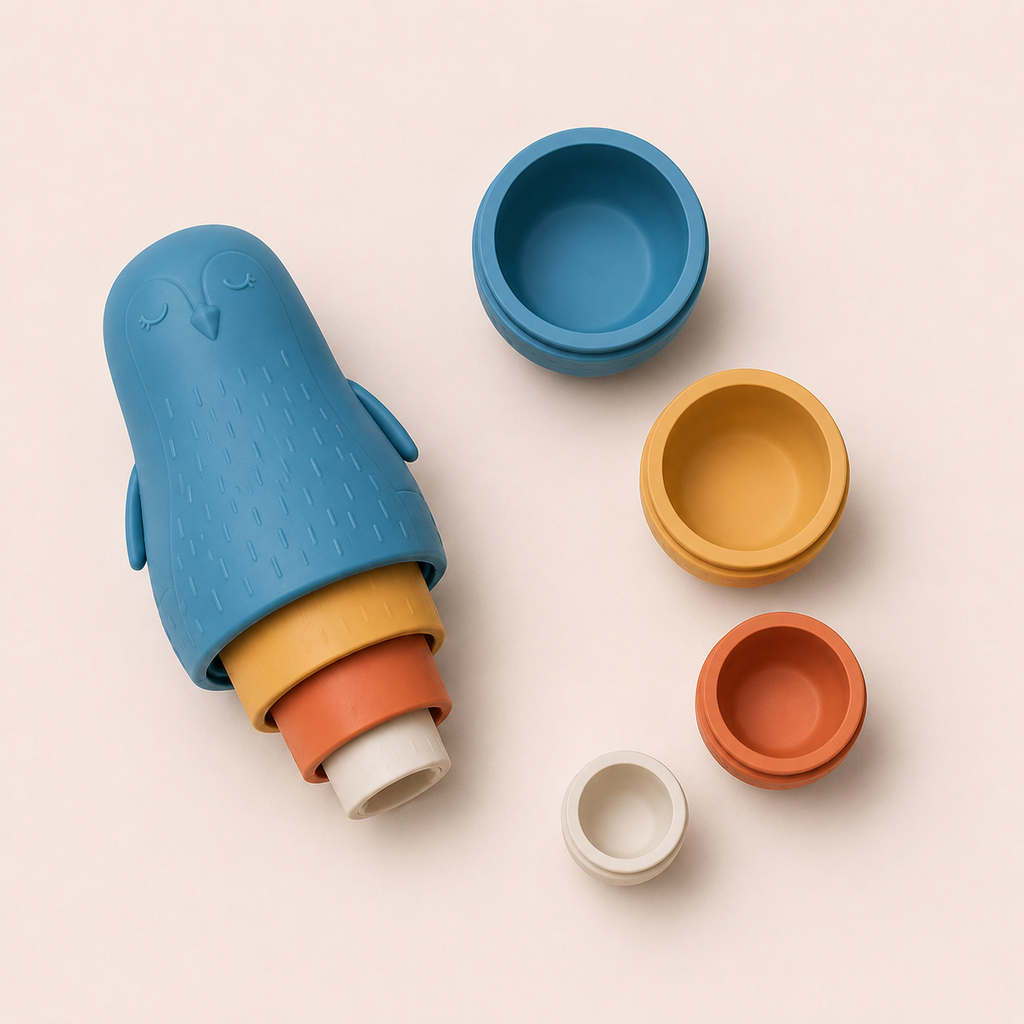 Russian Nesting Dolls Play Set - Blue Owl
